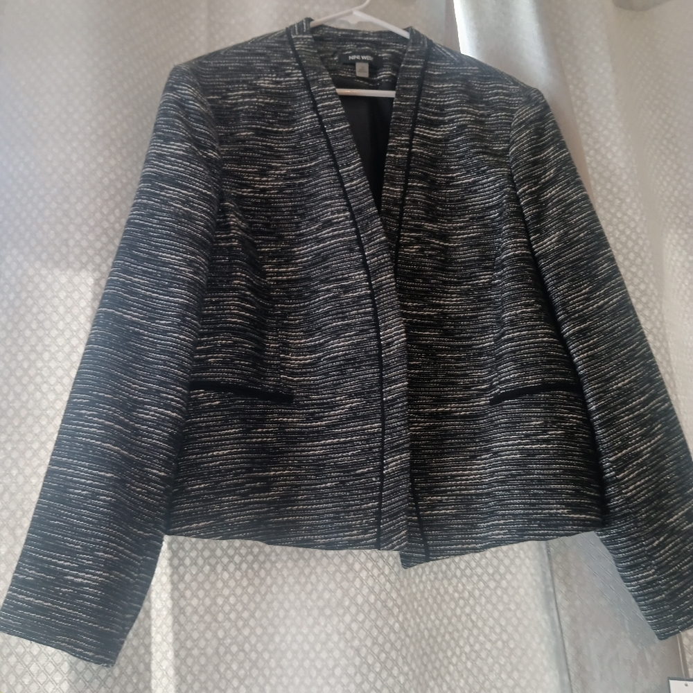 NWT Nine West Open Front Blazer